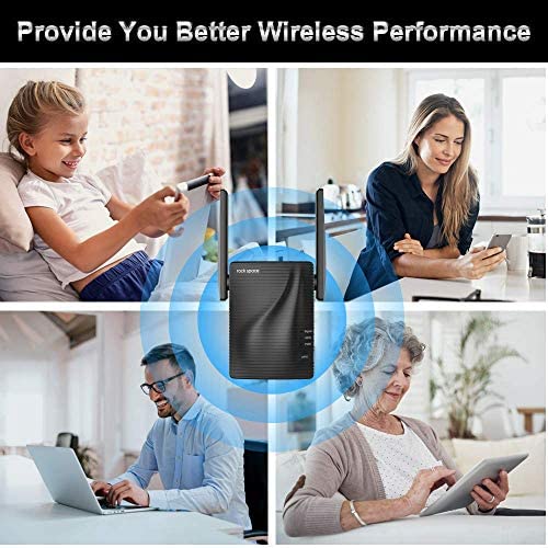 WiFi Range Extender - Wifi Booster 1200mbps WiFi Repeater AC1200 Wireless Signal Booster, 5G+2.4G Dual Band WiFi Amplifier with Ethernet Port, Access Point Mode and WPS, 120 ㎡ WiFi Extender UK Plug WP Smart Home