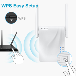 wifi range extender WPS easy set up