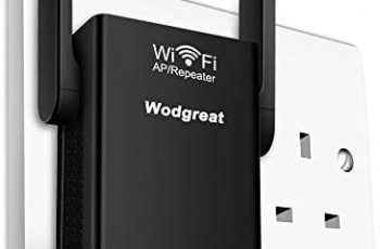 Wodgreat WiFi Booster Wifi Range Extender 300Mbps Wifi Repeater Superboost 2.4GHz Wireless Router Signal Amplifier (2 x Ethernet Ports, Repeater/Router/Access Point Mode) Compatible with All Routers