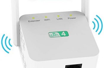 Jirvyuk WiFi Range Extender – Wifi Booster 300mbps WiFi Repeater Wireless Signal Booster, 2.4G Dual Band WiFi Amplifier with Ethernet Port, Access Point Mode and WPS