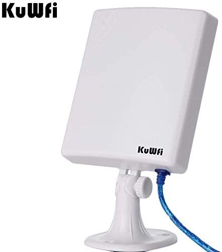 KuWFi Long Range Outdoor WiFi Extender, High Gain 14dBi Wireless USB Adapter Long Range Antenna With 5M Wi-Fi Antenna Extension Cable from Outdoor WP Smart Home