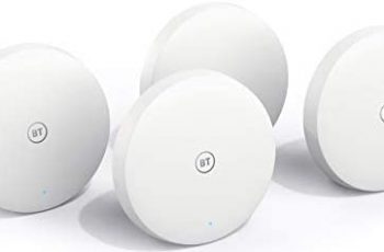 BT Mini Whole Home Wi-Fi, Bundle Pack of 4 Discs (Trio + 1 Additional), Mesh Wi-Fi For Seamless, Speedy (AC1200) Connection, Wi-Fi Everywhere in Larger Homes, App Control And 3 Year Warranty