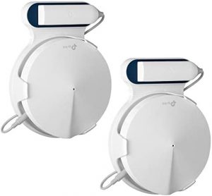 STANSTAR Wall Mount for TP-Link Deco M9 Plus Home Mesh WiFi System, Sturdy Brackets, Easy Moved, Space Saving,Without Messy Wires and Screws(2 pack)