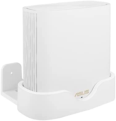 Wall Mount Holder for ASUS ZenWiFi Whole-Home Dual-Band Mesh WiFi 6 System XD6 (AX5400), Simple and Sturdy Wall Mount Holder Stand Bracket by HOLACA (White 1pack) WP Smart Home